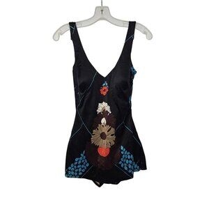 Vintage 70s 80s Swimdress Swimsuit Perfection Fit Roxanne B Cup Union Made S M